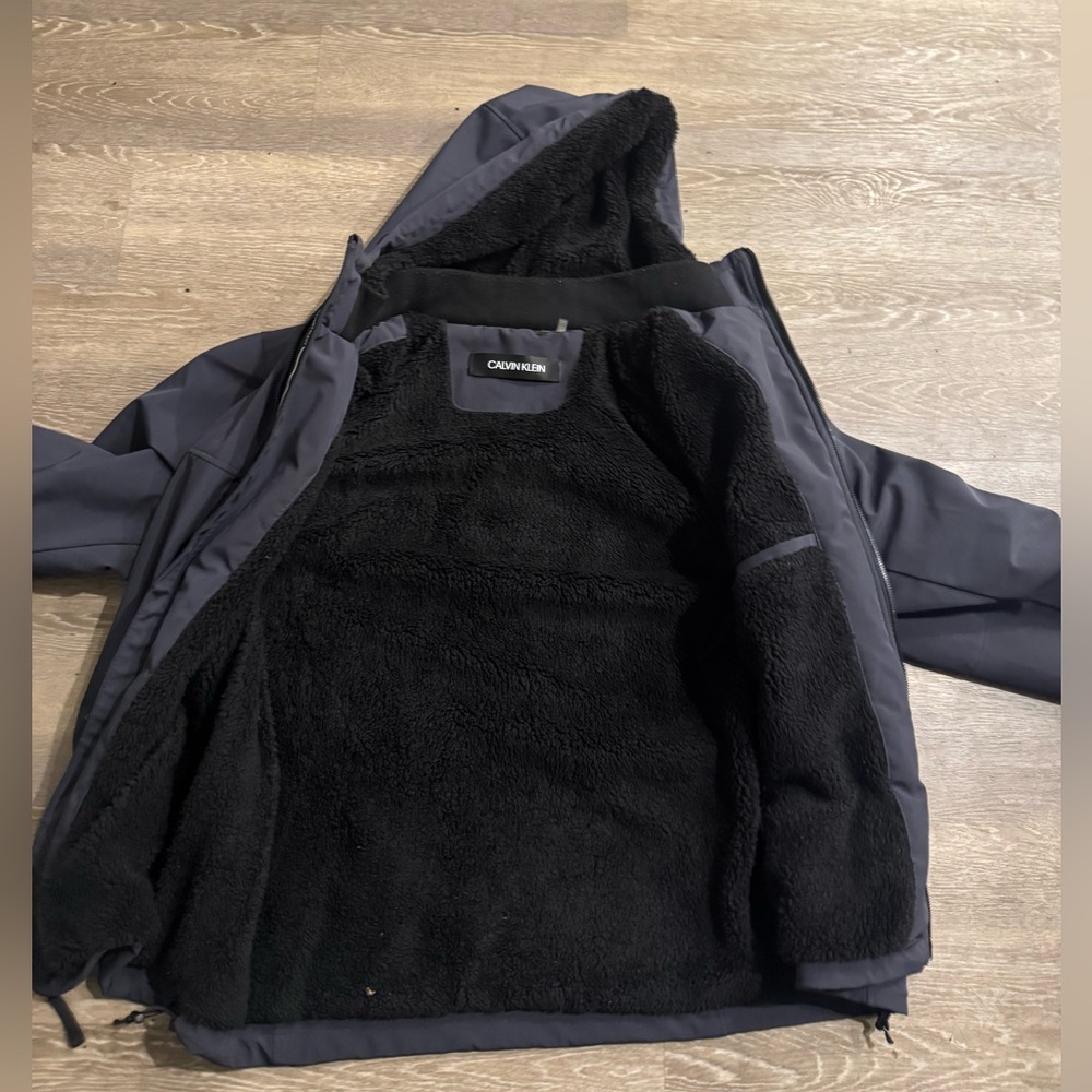 Calvin Klein Black Fleece-Lined Jacket